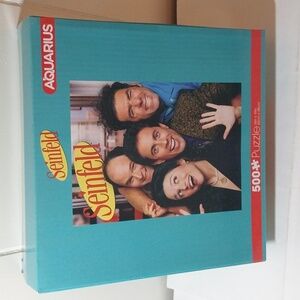 Aquarius Seinfeld Cast Group 500 Piece Jigsaw Puzzle Jerry Kramer George Elaine